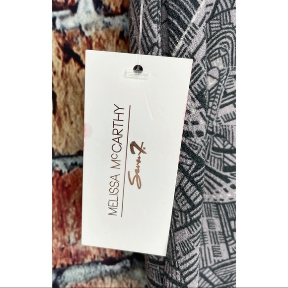 NWT Melissa Mccarthy Seven7 Geo Print Capri Pants - Picture 5 of 7